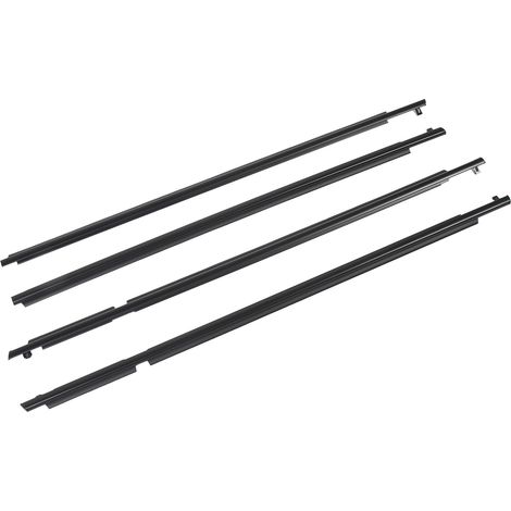 4-teiliges schwarzes, wasserdichtes Hochleistungs-Fensterdichtungsset für RAV4 75720 42030 (1/5)