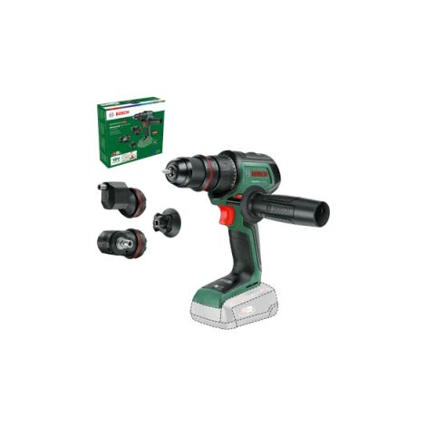 Trapano a batteria Bosch AdvancedDrill 18V-80 QuickSnap + 3 accessori, senza batteria e caricabatterie