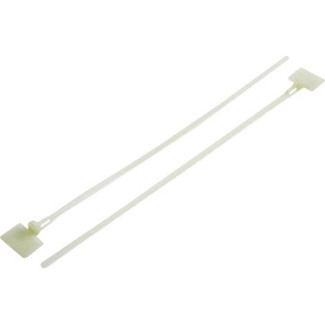 Serre-câble 101 mm x 3.60 mm transparent TRU COMPONENTS TC-MHVC100203 1592847 crantage intérieur 100 pc(s) (1/2)