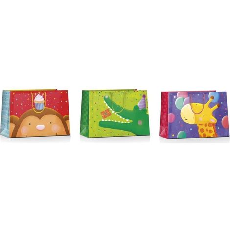 Bolsa de regalo para nietos 18x24x10cm SURTIDAS