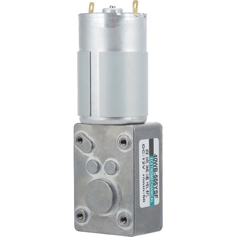 Turbinen-Schneckengetriebemotor, Gleichstrom, hohes Drehmoment, niedrige Drehzahlregelung, klein, 2-Wege, 12 V DC, XD40WB-555YSF, 50 U/min (1/5)