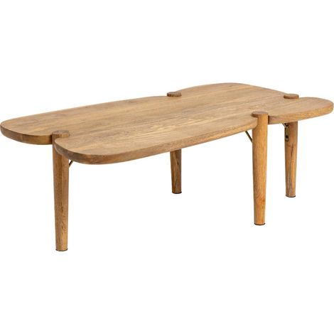 Table basse vague en bois de manguier Zola (1/5)