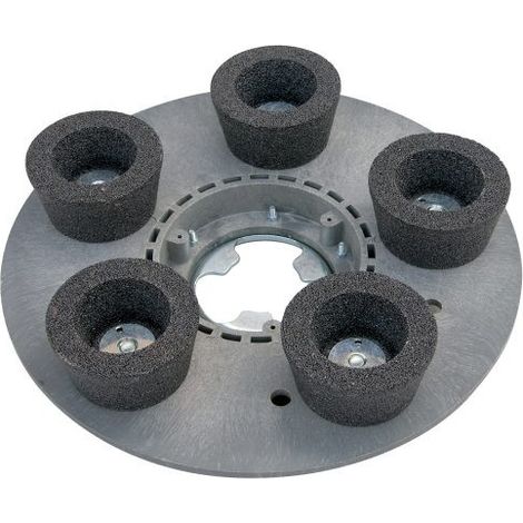 GHELFI 0290 DISCO ABRASIVO CON 5 MOLE AL CARBURO DI SILICIO Ø430 PER TWISTER (1/3)