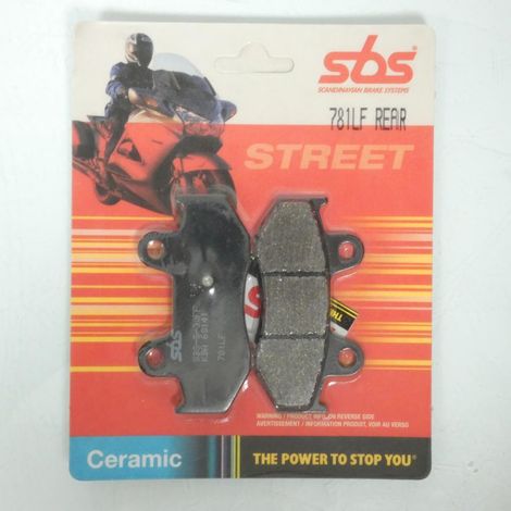 Bremsbelag SBS für Motorrad Honda 125 MTX 1985 bis 1990 781LF Neu (1/3)