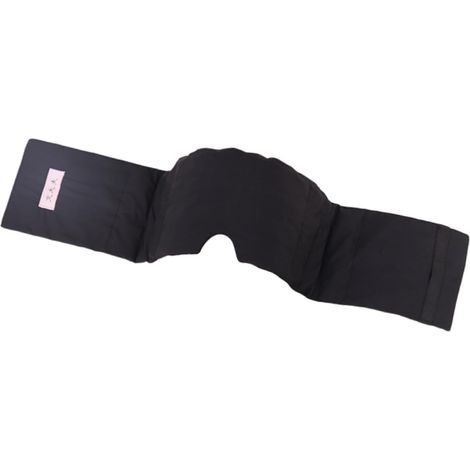 Maschera per occhi appesantita, fascia per occhi appesantita, maschera per dormire a pressione morbida, copriocchi morbido per donne e uomini, nero (1/5)