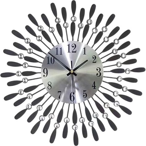 Luxuriöse, moderne Wanduhr – Große, dekorative Uhr für Büro oder Zuhause (1/4)