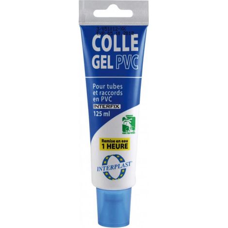 Colle gel pvc interfix tube rigide 125 ml (1/4)