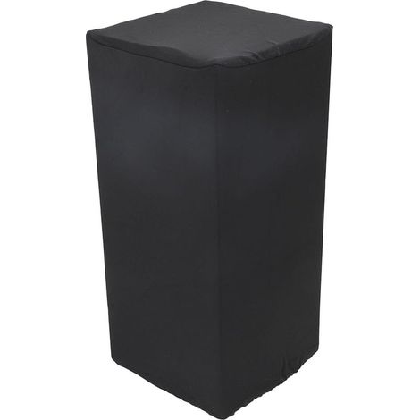 Housse de Protection pour Haut-Parleur en Nylon, Anti-Poussière, Anti-Pluie, élastique, pour Intérieur et Extérieur, Noir, Dommages Garantissant Une Bonne Intrusion élastique, Protège (1/5)