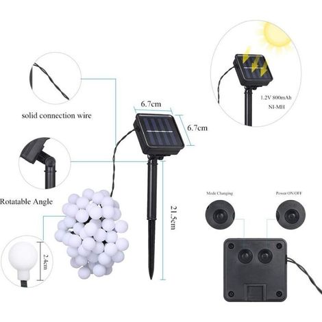 Luminarie LED Bianche Calde 7 Metri (1/3)