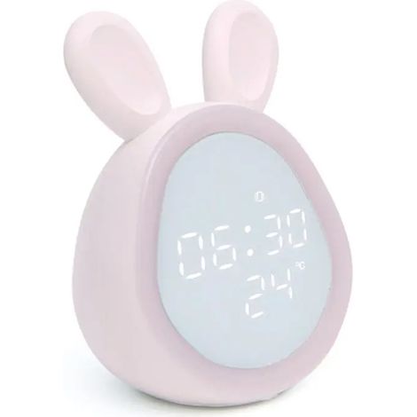 Réveil Lapin Enfant Numerique LED Avec Veilleuse Reglable Pour Chambre Fille (1/5)