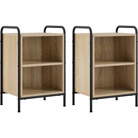 Bedside Cabinet 2 pcs Sonoma Oak 40 x 30 x 60 cm vidaXL (1/5)