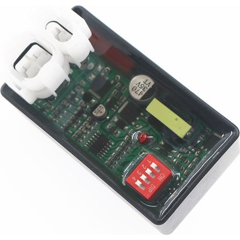 CDI Réglable Transparent DC pour Moteur GY6 125-250CC - Allumage Électronique à Puces avec Interrupteurs DIP pour Scooter et Quad ATV - Module Performance (1/5)