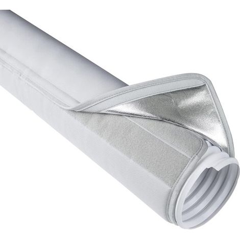 Tappo protettivo per tubo di condizionamento, tappo di ventilazione, tappo protettivo per condotto dell'aria, copertura protettiva, poliestere, 150 x 53 x 2 cm. Adatto per tubi di scarico con un (1/5)