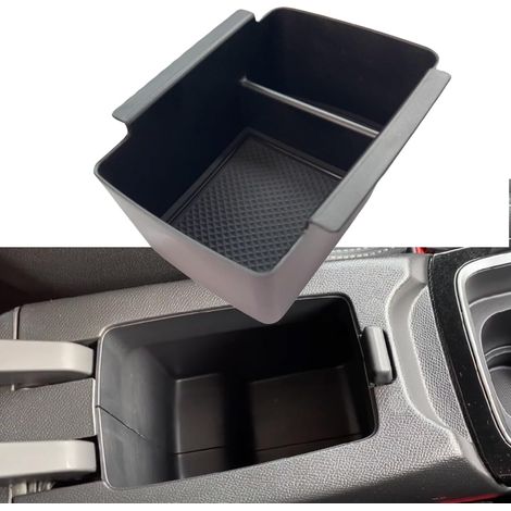 Mokka B Accoudoir Central pour Mokka B 2020-2024 2025 Accessoire Boîte de Rangement Organiseur de Poche Console (Noir) (1/5)