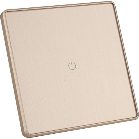 Interrupteur Tactile Connecté Universel avec Télécommande Dorée, 800W, 95-240VAC, Compatible Royaume-Uni (1/5)