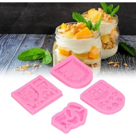 stampi in silicone vintage a forma di fata, fungo e fiore per decorare cioccolatini e dolci fatti in casa (set da 4) (1/5)