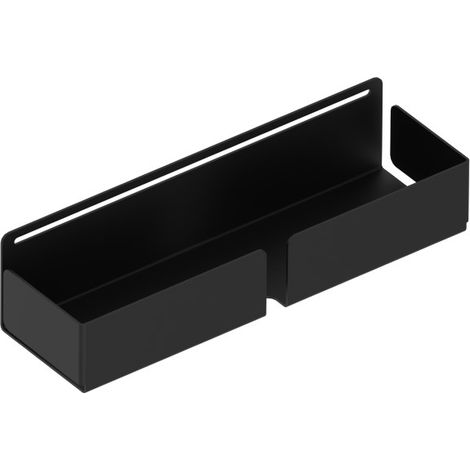 Organizador de pared AD30, negro texturizado, grande (1/4)
