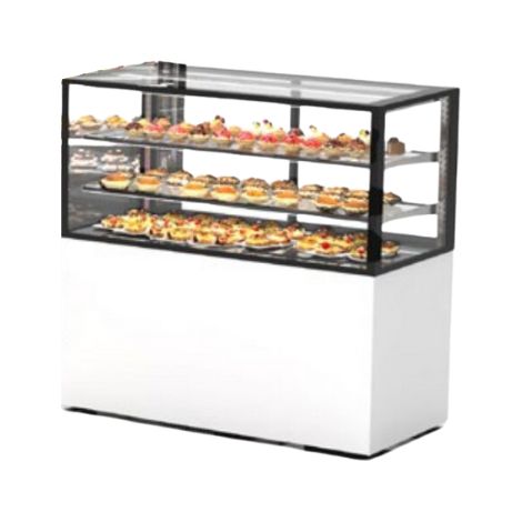 Vitrine Réfrigérée avec Base 120 Série Integra Neutral - Accès Arrière - 2 Etagères - Sayl (1/2)