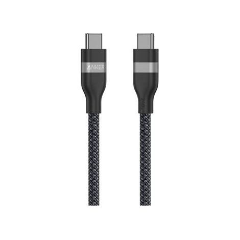 Cable USB-C a USB-C ANKER de 1,8 m y 240 W trenzado negro