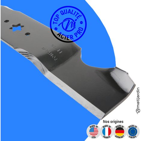 Lame tondeuse pour MTD 742-0677 coupe 47 cm (1/5)