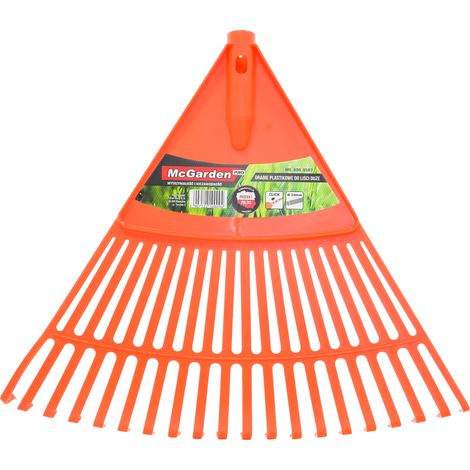 RASTRILLO DE HOJAS GRANDE DE PLÁSTICO CON MONTAJE A PRESIÓN - MG-800-0502