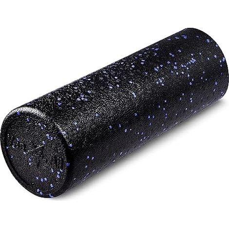 Rouleau En Mousse EPP - 12 Pouces - Pour Étirements Yoga Pilates - Densité Élevée - Noir (1/3)