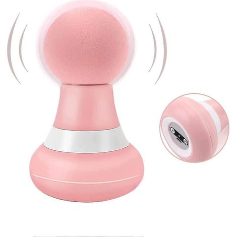 Verbessertes Mini-Elektromassagegerät – 6 Geschwindigkeitsstufen, tragbar, kabellos, USB-aufladbar, zur Muskelentspannung (Pink). (1/5)