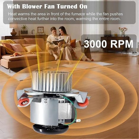 Ensemble moteur d'inducteur HC21ZE123A pour moteur de ventilateur Jakel Carrier Payne Brya J238-150-15215 (1/5)