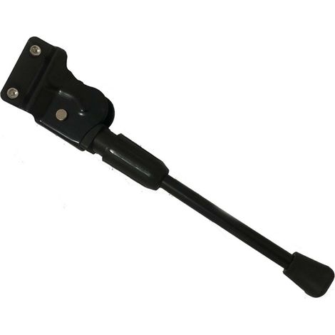 Béquille de vélo en métal, hauteur réglable, support stable pour stationnement latéral, avec base en caoutchouc antidérapante. (1/5)