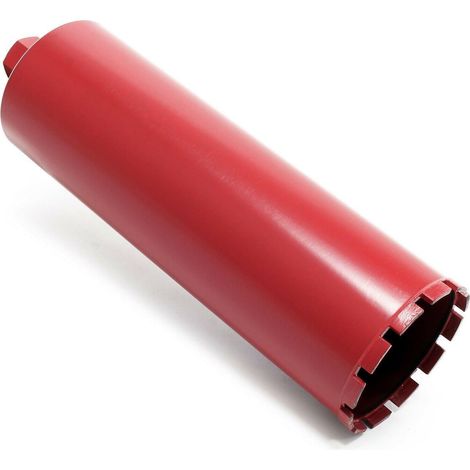 Helloshop26 – Couronne diamant Ø 132 mm pour carotteuse – Forage à sec et humide – Métal fritté – Longueur utile 400 mm (1/4)