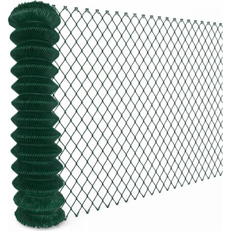 Linxor – Grillage simple torsion plastifié vert 20 m x 1.8 m – Maille 5 x 5 cm – Diamètre 2.1 mm – Résistant à la corrosion et intempéries