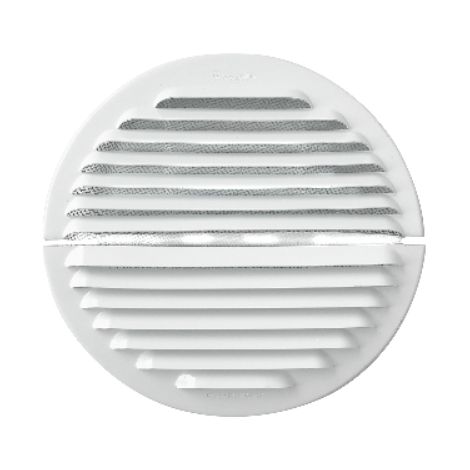 GRIGLIA TONDA DENTRO-FUORI Alluminio Bianco Diam. 175 FIRST
