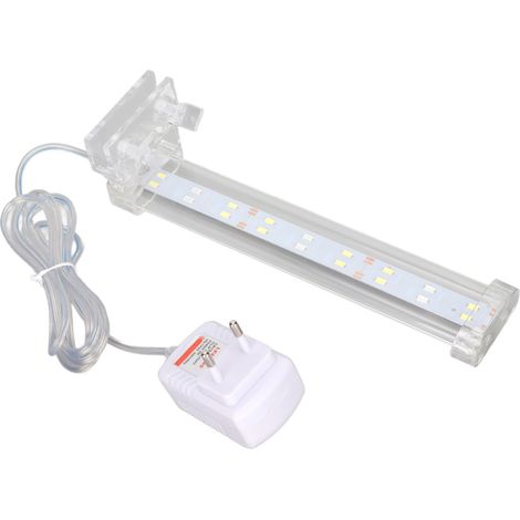 Lampe LED multifonction pour aquarium, économie d'énergie, en acrylique, avec pince pour aquarium. (1/5)