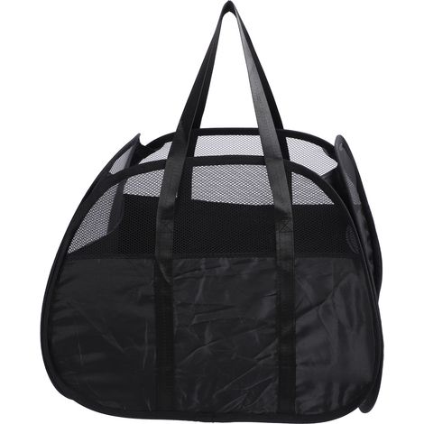Panier à linge pliable 90L grand volume en toile Oxford épaisse avec poignées, corbeille vêtements pliable pour jouets bibelots collation noir (1/5)