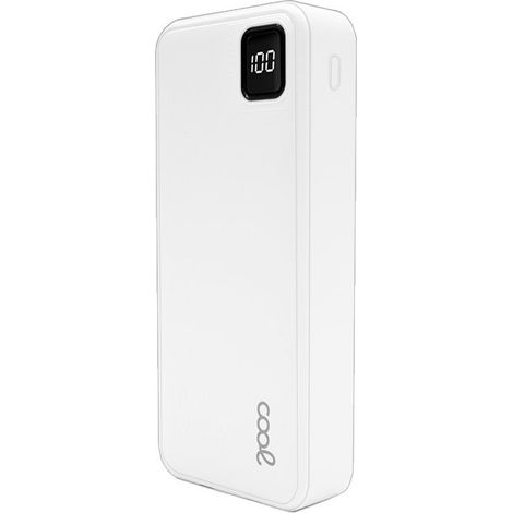 Bateria Externa Universal Power Bank 22.5W 20.000 mAh (Tipo-C / Lightning) COOL Blanco