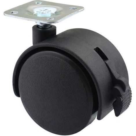 Set of 4 Swivel Casters with Brake for Furniture (5 centimeters) (1/5)