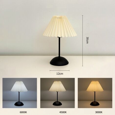 Veilleuse de Chevet Nordique Lampe de Nuit de Bureau Moderne pour la décoration de Salon de Chambre à Coucher,Prise standard européenne (lumière tricolore) (1/4)