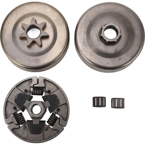 Embrayage 3/8 pouce complet 50159-80-02, tambour d'embrayage avec roulement et jante, kit de rechange pour tronçonneuse HUSQVARNA 365 371 372 372XP 362 (1/5)