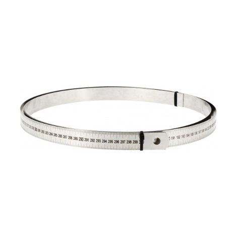 Réglet inox demi-rigide 3000 mm CEE Classe II gravure laser graduation mm – Réf. 105406 - WILMART - 3 m