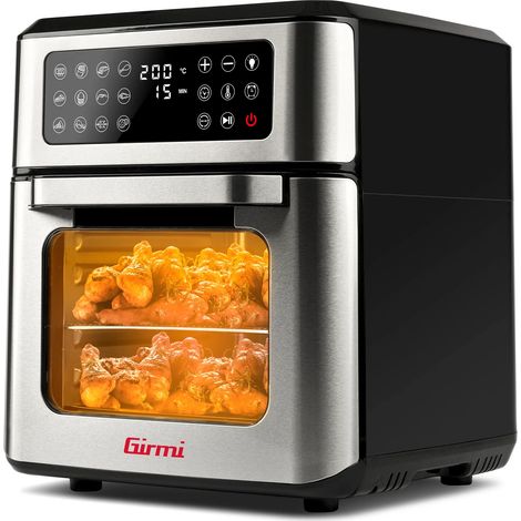 Freidora de aire Forno 12 L 1800 W con 12 programas y accesorios
