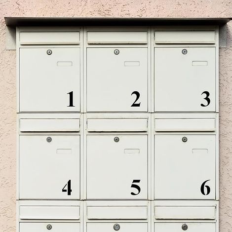 Number Stencils for Painting, Numbers (1/4)
