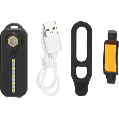 LED-Rücklicht für Fahrräder, 5 Leuchtmodi, wasserdicht (IPX3), USB-aufladbar, Sicherheitsausrüstung für Nachtfahrten (1/5)