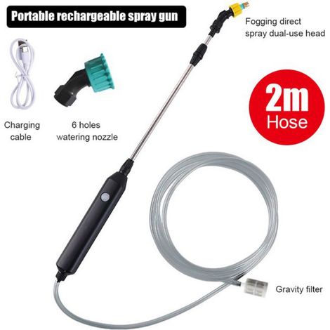 Pulvérisateur Électrique - Batterie 2400 mAh - Tuyau Télescopique 2 M - Pour Jardin Serre Agriculture (1/5)