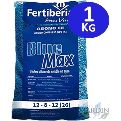 Komplexdünger Blue Max 12-8-12, 1 kg Schnelle Wirkung Hohe Löslichkeit von Phosphor, Stickstoff und Kalium