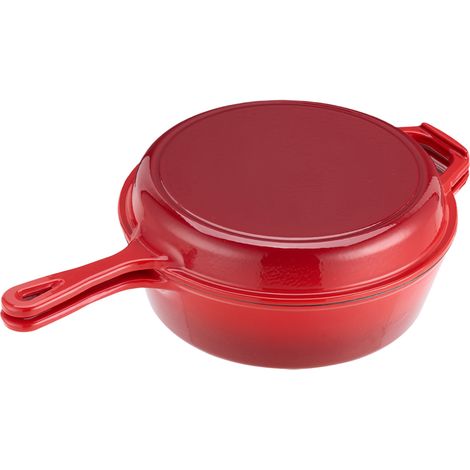 2 in 1 Cast Iron Combo Cooker (1/5)