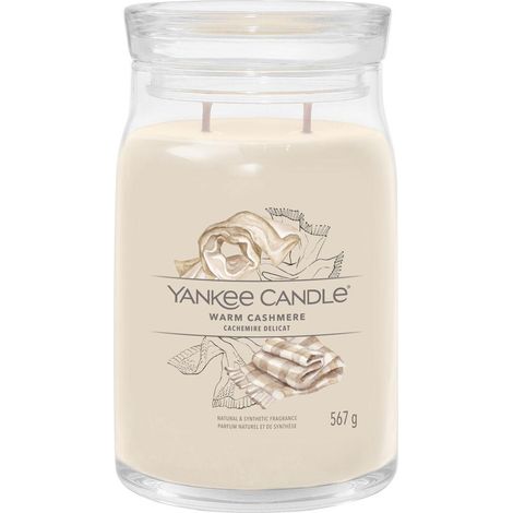 Yankee Candle Warm Cashmere Duftkerze Beige 90-100 Stunden