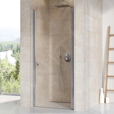 Ravak Chrome - Porte de douche coulissante 775-805 mm, aluminium poli/verre transparent 0QV40C00Z1 (1/4)