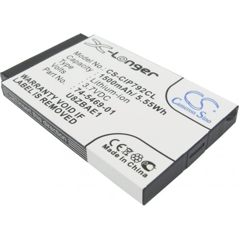 Batería Cisco 7925G 74-5469-01 1500 mAh Li-Ion 3,7 V
