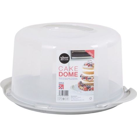 Wham Cook Aluminium & Clear Deep Round Cake/Cheese Dome (1/2)