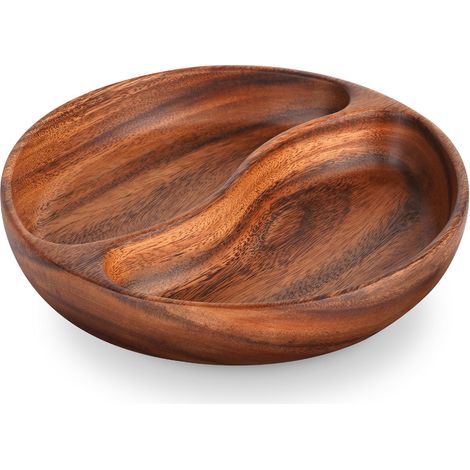 Planche à découper en bois, planche à fromage, planche décorative, boîte de rangement en bois, sucrier rond, coupe à fruits, saladier, bol à apéritif, boîte à noix (1/5)